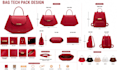 design bag tech pack backpack tech pack handbag design tote bag leather goods