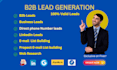 b2b valid email list and direct phone number leads