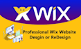 do wix website design, redesign business wix website, website development