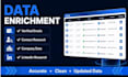 do b2b lead generation,data enrichment email list building,and prospect research