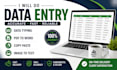 do data entry and typing