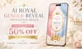 create custom ai animated gender reveal invitations videos