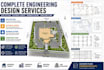 design civil site plan, electrical layouts, drainage systems, structural plans