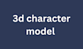 do 3d character model for printing