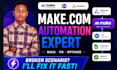 build make com automation fix make com scenario api integration workflow expert