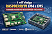 design raspberry pi compute module cm4 carrier board pcb and embedded hardware