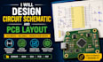 design professional pcb, gerber files and circuit schematic