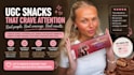 create authentic ugc videos for snacks and food brands