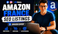 optimize amazon product listings with SEO keywords and conversion copy