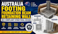 australia footing foundation beam retaining wall ncc compliant structural design
