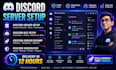 setup professional custom new and existing discord server setup discord bots