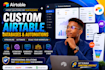 build  optimize airtable databases, CRM workflows client portal