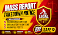 takedown copyright leaked unwanted content harmful links tiktok youtube facebook