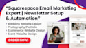 design squarespace newsletter setup, setup squarespace newsletter, squarespace