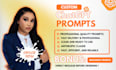 create custom chatgpt, claude and gemini prompts