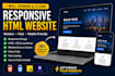 copy clone website and build html website