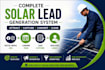 generate solar, roofing,  homeowners leads solar website