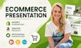 design ecommerce presentation, shopify powerpoint, amazon product presentation