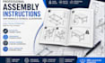 create a instruction manuals,user guides,assembly instruction technical line art