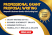 grant research, apply for and write grant proposal