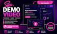 create animated saas explainer video, saas demo video