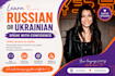 teach you russian and ukrainian online