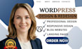 design redesign modern wordpress website development