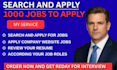 professional job search and application support