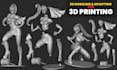 design 3d character modeling sculpting stl for 3d printing