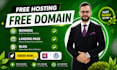 create a complete website free hosting domain and free logo