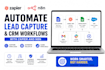 automate lead capture and CRM workflows with n8n zapier