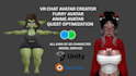 create custom vrchat avatar, furry avatar, physbones, quest optimization, nsfw