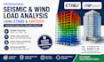 perform seismic and wind load analysis using etabs and sap2000 and asce 7