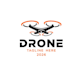 do unique aerial drone photography camera sky view logo design
