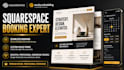design a squarespace website with advanced acuity scheduling integration
