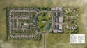 render site plan, campground map, subdivision layout design