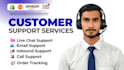 do customer support, live chat and email support