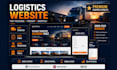 design a trucking logistics freight broker dispatch and courier website