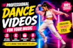 do viral tiktok choreography dance video, shuffle dance