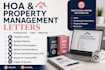 write hoa, condominium and property management letters