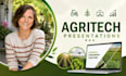 agritech investor presentation, farming powerpoint, agriculture PPT, canva pro