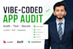 audit and fix security issues in your loveable claude ai studio vibe coded app