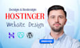 hostinger website design hostinger wordpress website hostinger website redesign