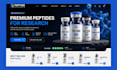 design ppeptide website research peptide website