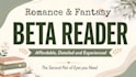 be romantasy beta reader, romance beta reader fantasy beta reader, beta reader