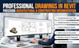 create professional construction drawings in revit, autocad