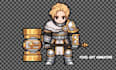 pixel art animation pixel tileset game character design pixel sprite sheet
