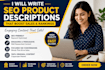 write SEO product descriptions that sell