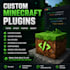 develop a custom minecraft plugin for your paper or spigot server