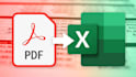 convert pdf to excel spreadsheet